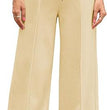 Women's Casual And Comfortable High Waist Drawstring Solid Color Sports Home Wide Leg Trousers