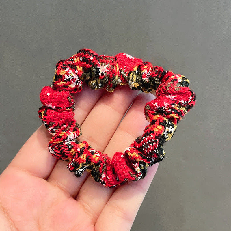 Women's Fashion Simple Halloween Large Intestine Hair Ring