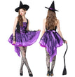 Halloween Costume Mesh Camisole Witch Multi-color Party Gathering Performance Costume
