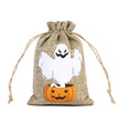 Halloween Linen Drawstring Bag Candy