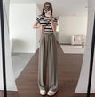Women's Wide-leg Design Pants Spring And Autumn High Waist Draping