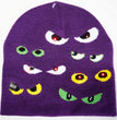 Halloween Horror Expression Luminescent Lamp Knitted Hat