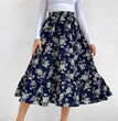 Women's Casual Leopard Print Simple Slim Skirt