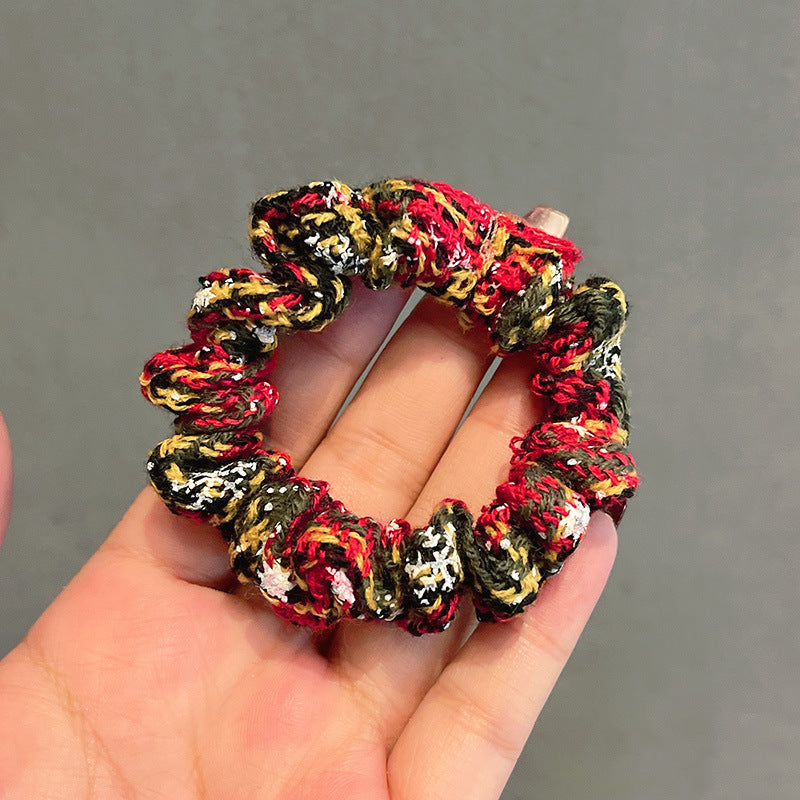 Women's Fashion Simple Halloween Large Intestine Hair Ring
