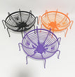 Halloween Spider Web Fruit Plate Fruit Basket Drain