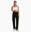 Casual Versatile Workwear Pants Women's High Waist Slimming Pants
