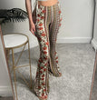 Women's Printed Slightly Flared Leggings