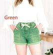 Denim Women's Pants Belt Design Elastic