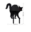 Halloween Horror Cat Acrylic Outdoor Courtyard Ornamental Floor Outlet