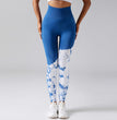 Tie-dyed Fitness For Women High Waist Hip Lift Sports Yoga Pants