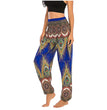 Printed Wide-leg Pants Casual Trousers