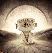Pumpkin Head Ghost Halloween Scene Decoration Ornaments