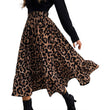 Women's Casual Leopard Print Simple Slim Skirt