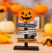 Ghost Festival Decoration Supplies Halloween Pumpkin Letters Wooden Decoration