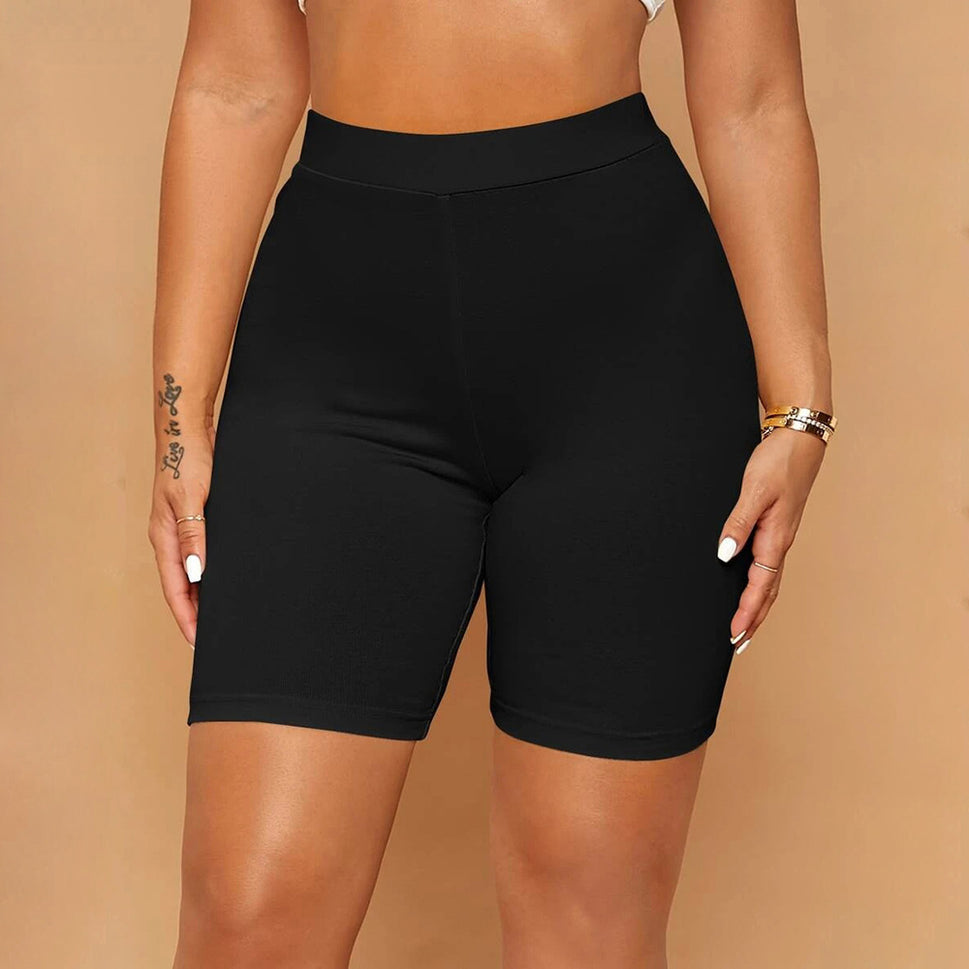 Women's Bottoming Skinny High Waist Shorts