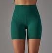 Women's Fashion Seamless Solid Color High Waisted Shorts