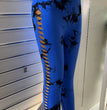 Sports Breathable Quick-drying Side Hollow Tie-dye Yoga Pants