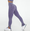 Stone Washed Rib Fitness Pants Women's Zipper Short Sleeve Bra
