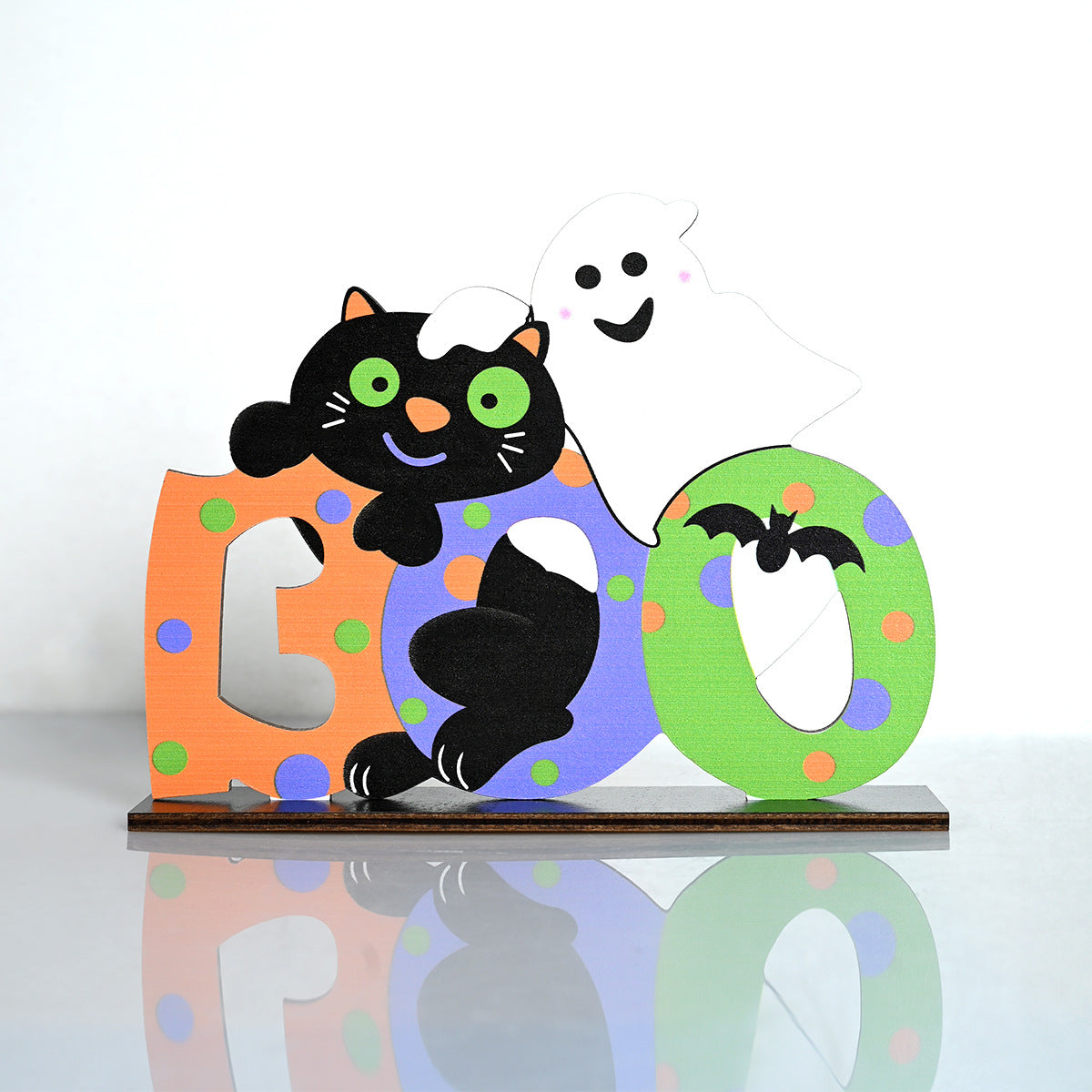 Halloween Ghost Festival Desktop Wooden Ornaments