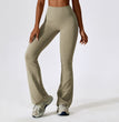 Nude Feel Hip Lifting Yoga High Waist Bootcut Casual Sports Pants And Vest