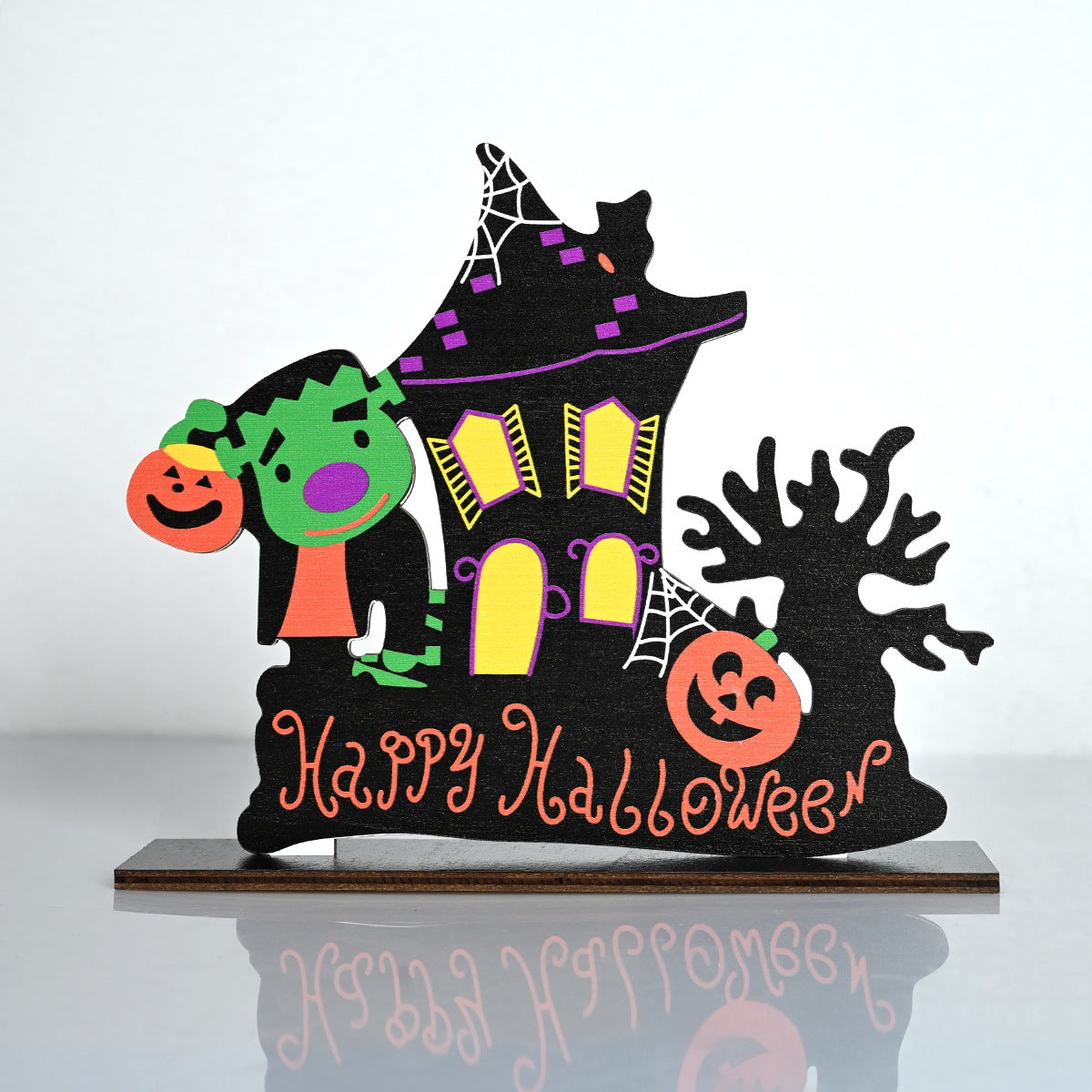 Halloween Ghost Festival Desktop Wooden Ornaments
