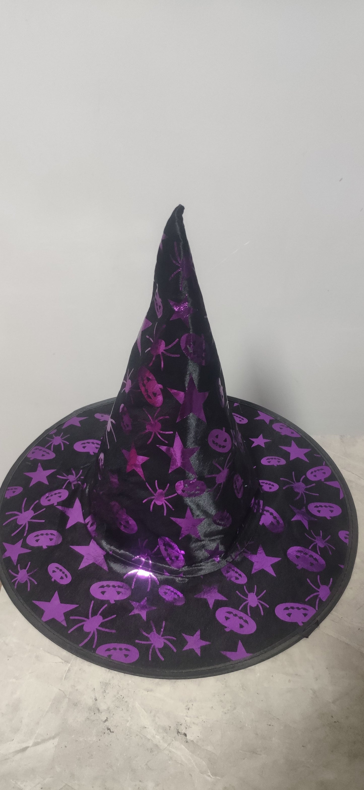 Witch Hat Halloween Black Polyester Ball Dress Up