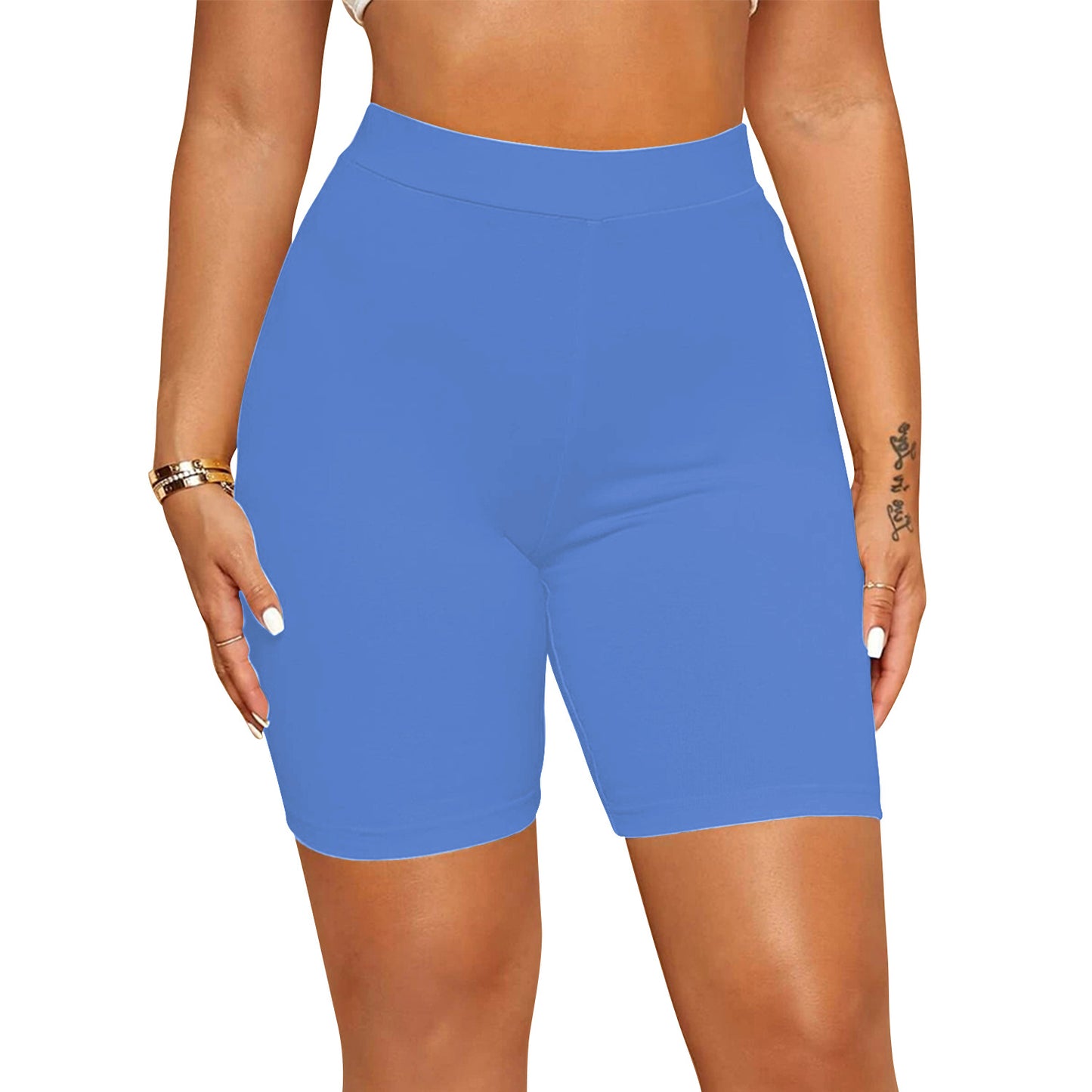 Women's Bottoming Skinny High Waist Shorts
