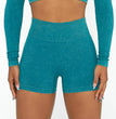 Stone Washed Rib Fitness Pants Women's Zipper Short Sleeve Bra