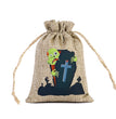 Halloween Linen Drawstring Bag Candy