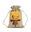 Halloween Linen Drawstring Bag Candy