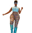Casual Milk Silk Printed Leggings