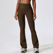 Nude Feel Hip Lifting Yoga High Waist Bootcut Casual Sports Pants And Vest