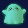 White Cloud Cat Luminous Ghost Doll Plush Toys
