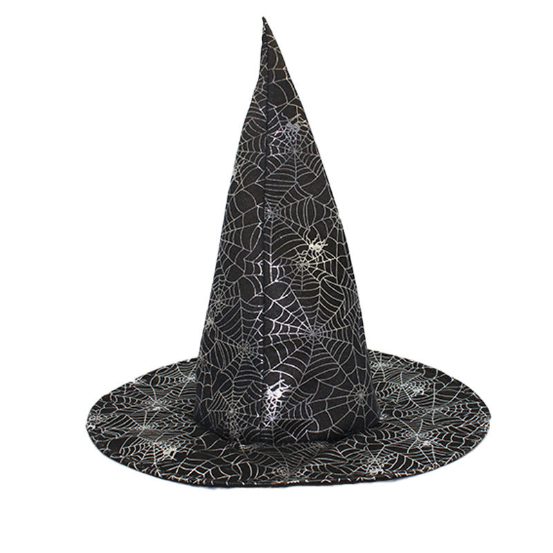 Witch Hat Halloween Black Polyester Ball Dress Up
