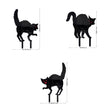 Halloween Horror Cat Acrylic Outdoor Courtyard Ornamental Floor Outlet
