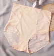 Women's Fashionable Simple Solid Color Lace High Waist Shorts