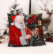 Christmas Square Pillow Cover Home Christmas Decorations