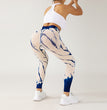 Seamless Tie-dye Yoga Pants Fitness Running Workout Pants