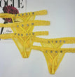 Women's T-back Letters Diamond Decorations Embroidery Love