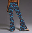 Hip Retro Printed Bootleg Pants Casual Pants