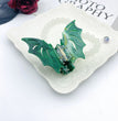 Bat Barrettes Halloween Funny Girl