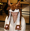 Movable Ears Rabbit Hat Cute Airbag Halloween Saint