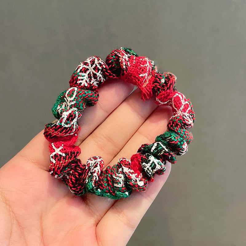 Women's Fashion Simple Halloween Large Intestine Hair Ring