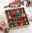 Christmas Tree Decorations Pendant Color Glossy Christmas Ball