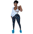Casual Milk Silk Printed Leggings