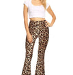 Hip Retro Printed Bootleg Pants Casual Pants