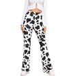 Hip Retro Printed Bootleg Pants Casual Pants