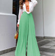 Women's Fashion Pleated Long Wide-leg Pants