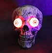 Halloween Decorative Skeleton Hand Halloween Garden Decoration Props LED Light-emitting Ghost Hand Skull Hand Plug Light