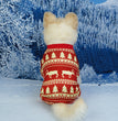 Pet Christmas Clothes Home Red Green